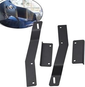 img 4 attached to 🚙 Jeep Cherokee XJ 1984-2001 Upper Roof Windshield 50'' LED Light Bar Mount Bracket for XJMOTO