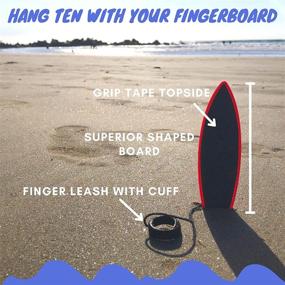 img 1 attached to 🏄 Experience Ultimate Fingerboarding Thrills with Windeck Finger Surfboard Fingerboard Surfers