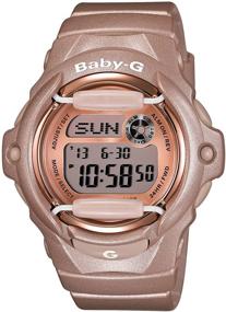 img 2 attached to 🍾 Элегантное розовое шампанское: Часы Casio Women's BG169G-4 Baby G