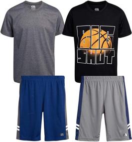 img 4 attached to 👕 Boys' Clothing Sets: High-Performance 4 Piece T-Shirt Collection for Boys