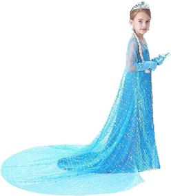 img 3 attached to Bestier Girls Princess Dress Costume: Sparkling Elegance for Little Royalty