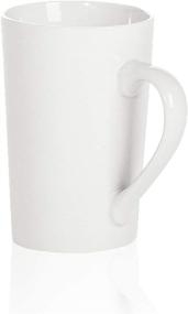 img 4 attached to ☕ Porcelain Office Coffee Mugs Set for Women