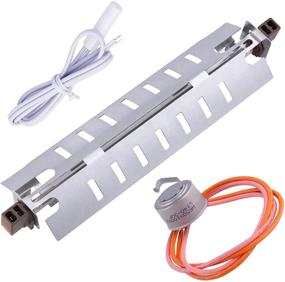 img 4 attached to 🌡️ Premium Quality WR51X10055 Refrigerator Defrost Heater: Compatible with WR55X10025 Temperature Sensor & WR50X10068 Defrost Thermostat for GE Hotpoint Refrigerators - Replaces WR51X10030