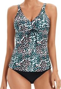 img 3 attached to BIKINX Tankini Swimsuits Bathing Swimsuit