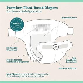 img 2 attached to Nest Baby Diapers: Size 5, 26-35 lbs, 108 Count Case - Premium & Gentle Diapers for Sensitive Skin, Eco-Friendly & Fragrance-Free