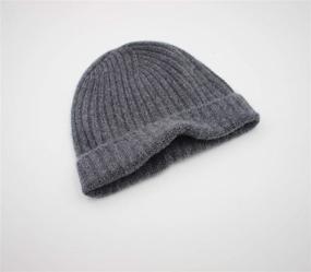 img 2 attached to 🎩 Optimized: Luxury 100% Cashmere Beanie for Men, Soft & Warm Mens Hat in a Stylish Gift Box