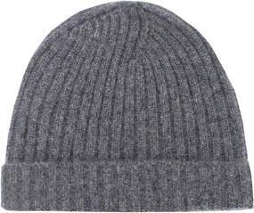 img 3 attached to 🎩 Optimized: Luxury 100% Cashmere Beanie for Men, Soft & Warm Mens Hat in a Stylish Gift Box