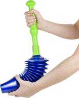 the ultimate toilet plunger by luigi's: unmatched power and performance. effectively clears and unclogs toilets with innovative bellows design (latest update 2018) logo