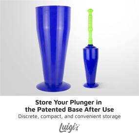 img 1 attached to The Ultimate Toilet Plunger by Luigi's: Unmatched Power and Performance. Effectively Clears and Unclogs Toilets with Innovative Bellows Design (Latest Update 2018)