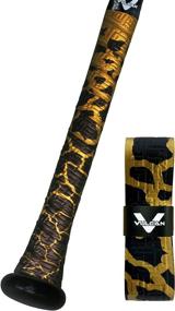 img 1 attached to Vulcan Bat Grip: Premium, Durable 1.75mm Grip with Breaking Gold Design