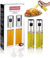 🌿 2-pack olive oil sprayer for cooking - 3.4oz oil mister spray bottle, 100ml olive oil spray bottle for air fryer, kitchen, salad, bbq, baking logo