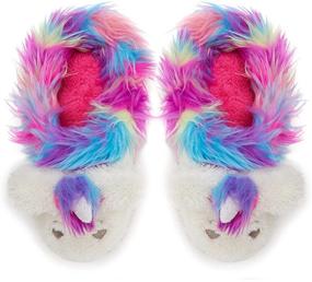 img 3 attached to 🦄 Dearfoams Unisex Child Slipper Unicorn Boys' Shoes: Comfortable and Magical Slippers!