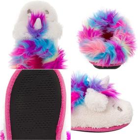 img 1 attached to 🦄 Dearfoams Unisex Child Slipper Unicorn Boys' Shoes: Comfortable and Magical Slippers!