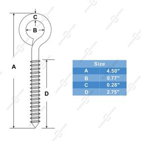 img 3 attached to Подвесной гамак из нержавеющей стали для белья