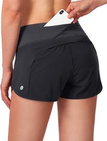 img 3 attached to 🏃 G Gradual Women's Running Shorts: 3" Workout Athletic Shorts with Phone Pockets & Mesh Liner