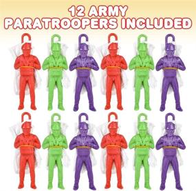 img 3 attached to 🪂 Assorted Paratroopers Parachutes by ArtCreativity