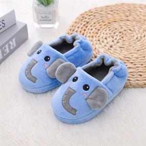 img 3 attached to 👶 Enter Baby Fluffy Dog Slippers - Boy's Shoes for Cozy Comfort