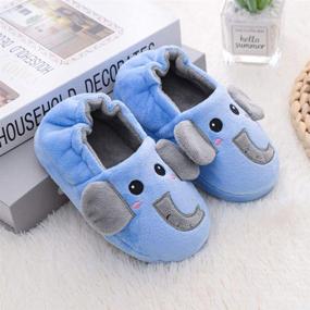 img 2 attached to 👶 Enter Baby Fluffy Dog Slippers - Boy's Shoes for Cozy Comfort