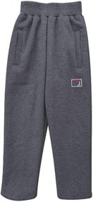 img 3 attached to Winter Warm Jogger Pant: AMEBELLE Boys Girls' Fleece-Lined Sweatpants for Ultimate Coziness