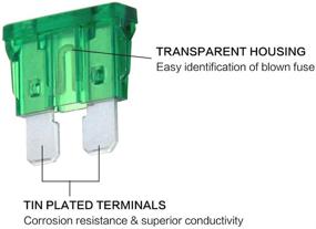 img 2 attached to IZTOSS 50Pcs Car Blade Standard Fuses Set 2A 3A 5A 7