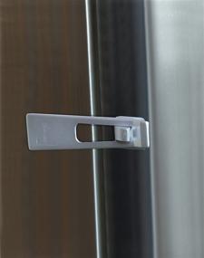 img 1 attached to 🔒 Secure Your Refrigerator with the Dreambaby Refrigerator Latch in Silver