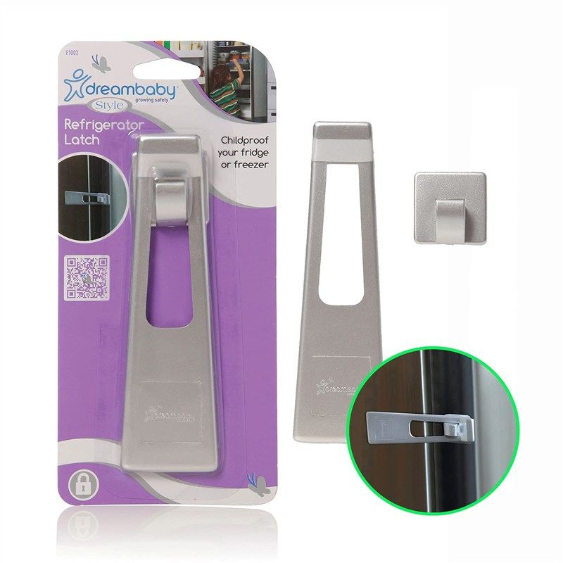 dreambaby l1002 refrigerator latch silver 로고