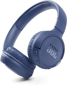 img 4 attached to Голубые беспроводные наушники JBL Tune 510BT: 🎧 Наушники на уши с непревзойденным звуком Purebass.