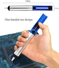 img 3 attached to 🔧 High-Quality 2 Packs Solder Wick and Desoldering Pump Combo with Micro Wire Cutter Plier for Electronics