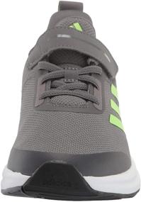 img 3 attached to Adidas Fortarun Elastic: Unisex Girls' Athletic Running Shoes