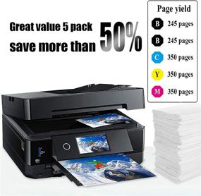 img 1 attached to 💰 Save on Printing Costs with NoahArk Remanufactured Ink Cartridge for Epson 69 T069 High Yield