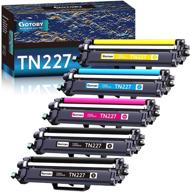 gotoby compatible toner cartridge replacement tn227 tn-227 tn223 tn-223 (5 pack) for brother mfc-l3770cdw mfc-l3750cdw mfc-l3710cw hl-l3210cw - 2 black, 1 cyan, 1 magenta, 1 yellow logo