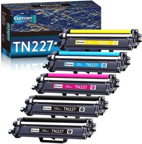 img 4 attached to GOTOBY Compatible Toner Cartridge Replacement TN227 TN-227 TN223 TN-223 (5 Pack) for Brother MFC-L3770CDW MFC-L3750CDW MFC-L3710CW HL-L3210CW - 2 Black, 1 Cyan, 1 Magenta, 1 Yellow