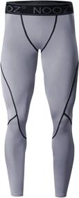 img 2 attached to 🩳 Nooz Men's Quick-Dry Powerflex Compression Baselayer Pants - Men's Legging Tights