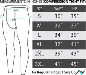 img 1 attached to 🩳 Нооз мужские брюки на подкладке с быстросохнущим эффектом Powerflex - мужские плотные леггинсы
