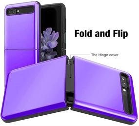 img 2 attached to Goospery For Galaxy Z Flip Case (2020) With Hinge Coverage Cell Phones & Accessories