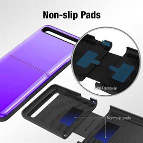 img 1 attached to Goospery For Galaxy Z Flip Case (2020) With Hinge Coverage Cell Phones & Accessories