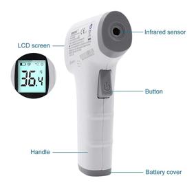 img 3 attached to 🌡️ CONTEC TP500 Non-Contact Infrared Thermometer Gun - Accurate LCD Digital Forehead Temperature Measurement