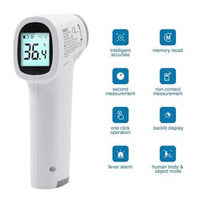 img 1 attached to 🌡️ CONTEC TP500 Non-Contact Infrared Thermometer Gun - Accurate LCD Digital Forehead Temperature Measurement