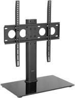 📺 enhance your viewing experience with vivo black universal tv stand for 32 to 50 inch lcd led flat screens - stand-tv00j logo