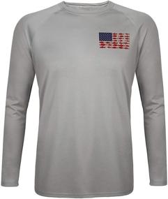 img 3 attached to HDE Performance Fishing Shirts Men Outdoor Recreation for Outdoor Clothing