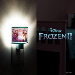 img 3 attached to 🌙 Волшебная ночная лампа с LED-подсветкой Disney Frozen Wrap Shade - идеальное решение для превращения девичьей спальни в удивительное место, UL-сертифицированная - идеально подходит для детской, ванной