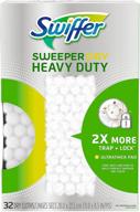 🧹 swiffer 24322164 sweeper heavy duty dry disposable sweeping cloths - 32 pack (77198): ultimate cleaning power! logo