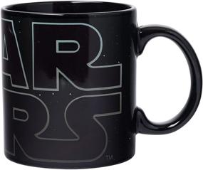 img 4 attached to ☕ Silver Buffalo Star Wars Logo Heat Reveal Mug: Perfect 20 Oz Ceramic Coffee Mug for Cappuccino, Latte or Hot Tea in Classic Black