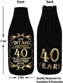 img 3 attached to 🎉 Cheers To 40th Years: Best 40th Birthday Can Cooler Bottle Cooler Deals