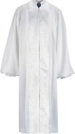 white pulpit pastor robe x large logo