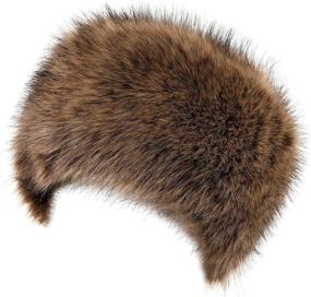 img 4 attached to 🎩 Dikoaina Faux Fur Cossack Russian Style Hat: Stylish Ladies Winter Hats for Women