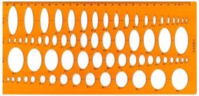 img 1 attached to Isometric Ellipse Drafting Template Flexible