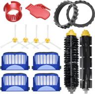 🧹 joybros 12-pack replacement parts accessories for irobot roomba 675 670 665 690 692 694 671 677 650 655 614 - premium wheel tires, side main roller brush, filter combo логотип