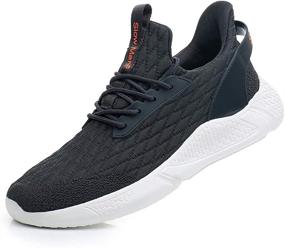 img 4 attached to Top Mens Walking Shoes: Gym Sneakers for Comfort and Style