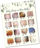 🍺 beer belly or baby: 30 game cards for baby shower, gender reveal, or bachlorette party logo